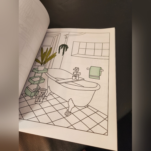 Set Of 3 Coloring Books 2 Adult Coloring Books De-Stress Relief And 1 Easy Inter - Picture 7 of 8